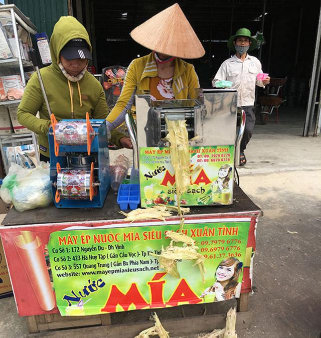 máy ép mía mini