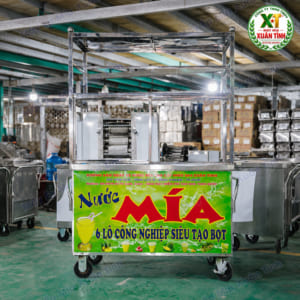 Xe Nước Mía 6 Lô 90 Tủ Kính Model 2000