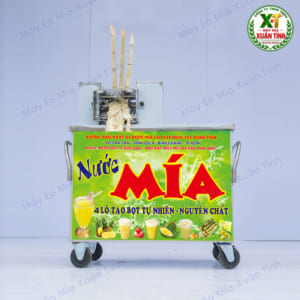 Xe Nước Mía 4 Lô 73 Liền Bàn Model 1000