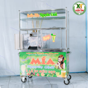 Xe Nước Mía 6 Lô 90 Tủ Kính Model 2000