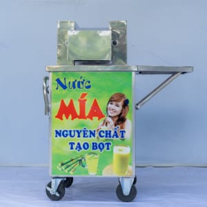 Xe Nước Mía Tủ Kính Nửa Bàn