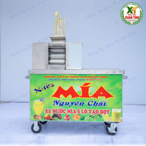 Xe Nước Mía 6 Lô 90 Liền Bàn Model 2000