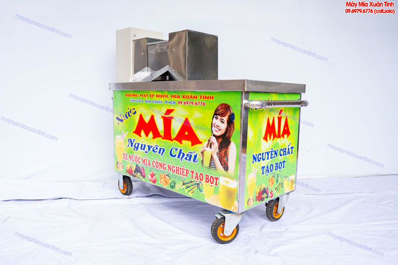 Xe Nước Mía Công Nghiệp 3 Lô