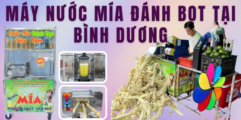 Máy Nước Mía Đánh Bọt Tại Bình Dương