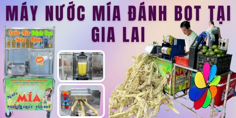 Máy Nước Mía Đánh Bọt Tại Gia Lai