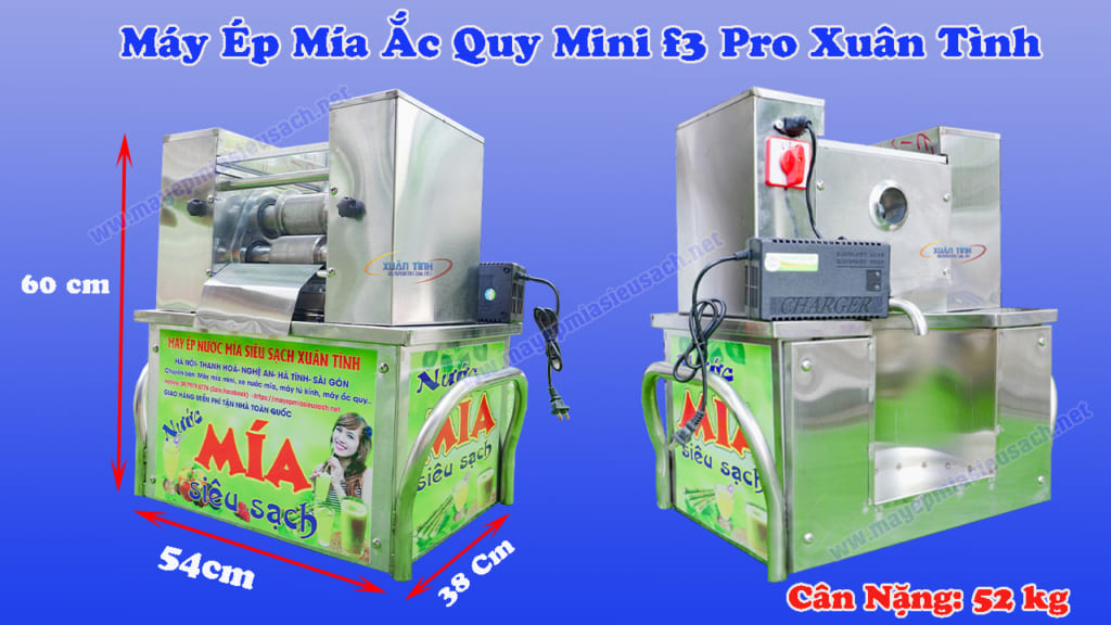 Máy ép mía mini chạy bằng acquy