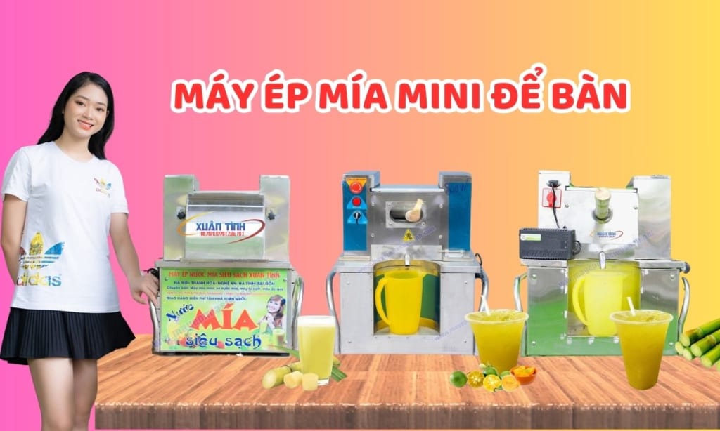 Máy ép Mía Mini để Bàn (6)