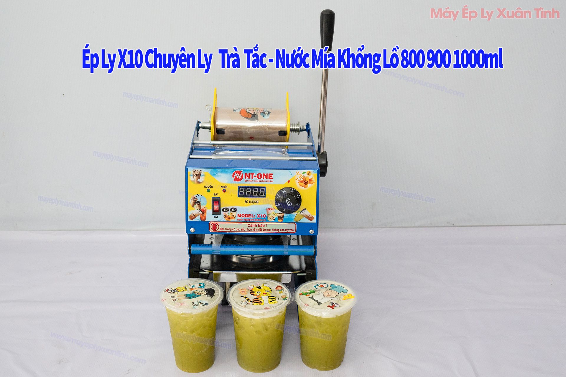Máy ép Ly X10 Thủ Công 800 900 1000ml Máy ép Ly X10 Thủ Công 800 900 1000ml