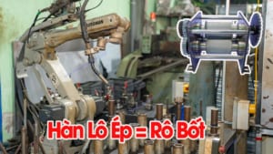 Hàn Quả Lô Máy Ép Mía Bằng Rô Bốt