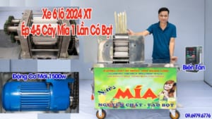 Xe Nước Mía 6 Lô Xuân Tình 2024 Ép Mía Tấn