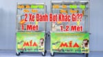 Xe Nước Mía Đánh Bọt 1m Và 1m2 Rộng Cao Hơn Khác Nhau Gì