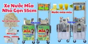 Xe Nước Mía Nhỏ Gọn 55cm