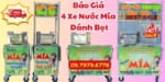 Báo Giá 4 Xe Nước Mía đánh Bọt