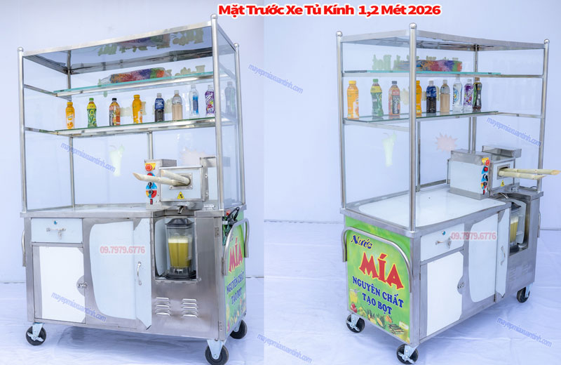 Xe Nuoc Mia 1m2 Inox 304 3