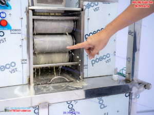 Sửa máy ép mía inox 304 bị kẹt