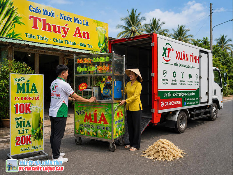 Chênh lệch giá giữa xe nước mía 3 lô và 4 lô Xuân Tình Chênh lệch giá giữa xe nước mía 3 lô và 4 lô Xuân Tình