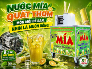 Nước mía quất thơm - Món mới dễ bán, nhìn là muốn uống!