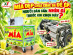 Mía Đẹp Chưa Chắc Đã Dễ Ép - Chọn Xe Nước Mía Cần Nhìn Gì?