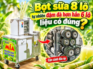 Bọt sữa 8 lô tự nhiên đậm đà hơn hẳn 6 lô liệu có đúng?